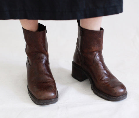 ~ retro leather boots ~