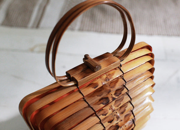 ~ bamboo cage bag ~